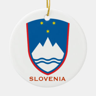 Cerâmica Ornamento Slovenski Božični Okrase da crista de