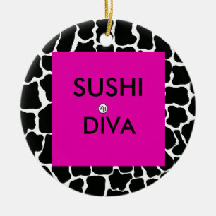 Cerâmica Ornamento Sushi Diva de Zan Hanhof