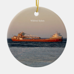 Cerâmica Ornamento tomado partido dobro de Wilfred Sykes