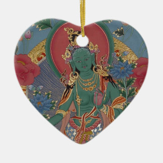 Cerâmica Ornamento verde de Tara