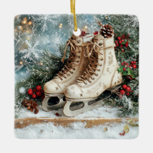 Cerâmica Ornamento Vintage de Natal