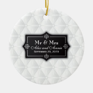 Cerâmica Ornamento Wedding personalizado luxuoso de