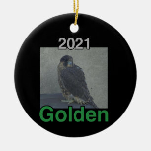 Cerâmica ouro de Ornamento do Círculo Cerâmico 2021