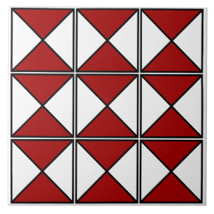 Cerâmica Padrão de Azulejo de cimento antigo, Vintage