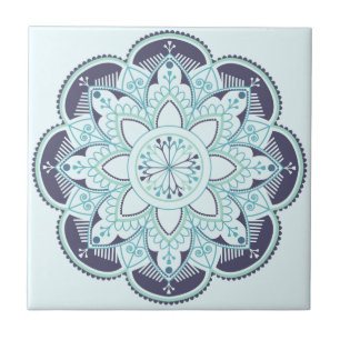 Cerâmica Padrão de Azulejo de Mandala/Marrocos
