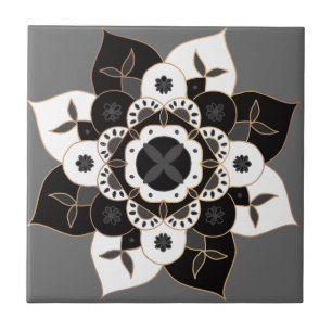 Cerâmica Padrão de Azulejo de Mandala/Marrocos