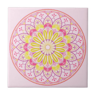 Cerâmica Padrão de Azulejo de Mandala/Marrocos
