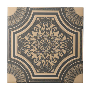 Cerâmica Padrão de Azulejo de Mandala/Marrocos