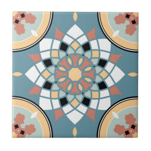 Cerâmica Padrão de Azulejo de Mandala/Marrocos