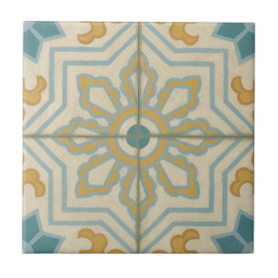 Cerâmica Padrão de Azulejo Decorativo do Velho Mundo