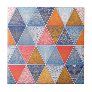 Cerâmica Padrão de Azulejo Marroquino/Mandala