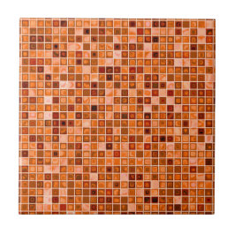 Cerâmica Padrão de Azulejo Mosaico 'Aquoso' Tons de Cobre B
