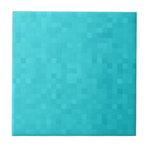 Cerâmica Padrão de Azulejo Mosaico Azul Aqua,