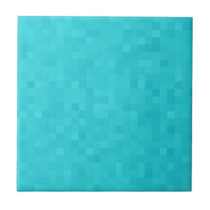 Cerâmica Padrão de Azulejo Mosaico Azul-Aqua