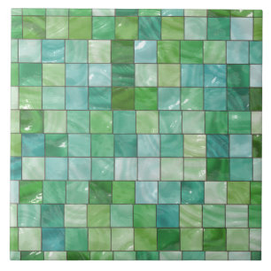Cerâmica Padrão de mármore do Azulejo azul verde
