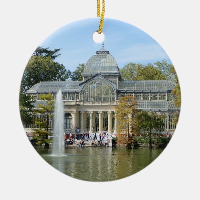 Cerâmica Palácio de cristal, ornamento de Madrid (Frente)