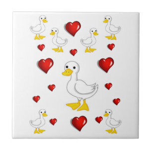 Cerâmica Pato de Azulejo cerâmico