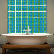 Pavão de peacock padrão azulejo cerâmico