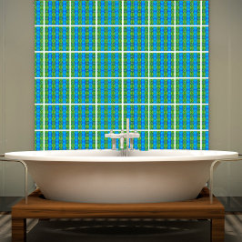 Cerâmica Pavão de peacock padrão azulejo cerâmico