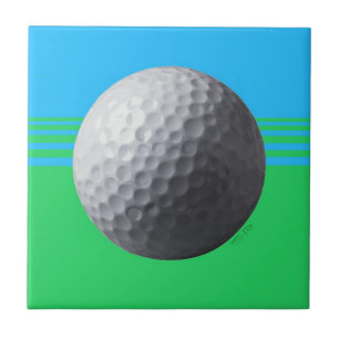 Cerâmica Pequeno azulejo de Golf Ball
