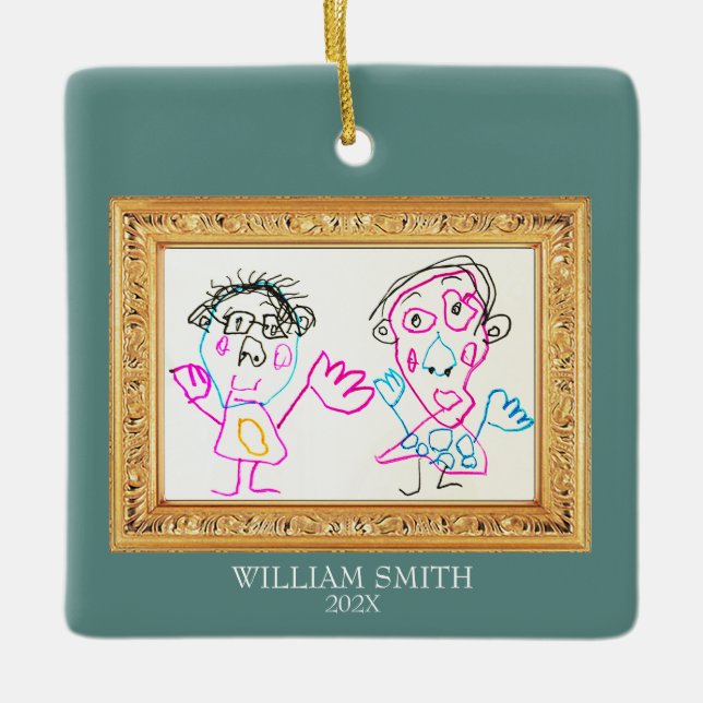 Cerâmica Pequeno Ornamento de Obras-Domésticas (Frente)