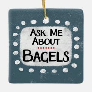 Cerâmica Pergunte-Me Sobre O Ornamento De Bagéis