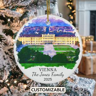 Cerâmica Personalização do Ornamento de Viena, Áustria