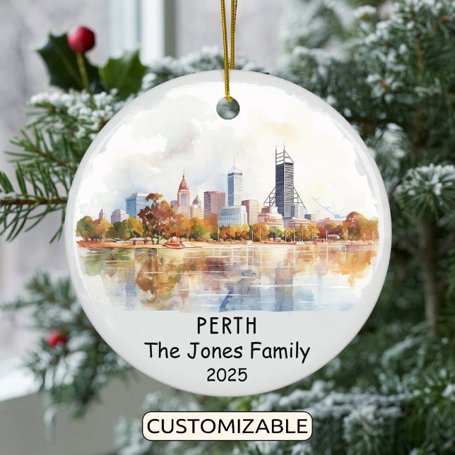 Cerâmica Personalizado ornamento de Perth, Austrália (Criador carregado)