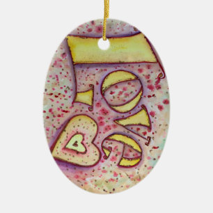 Cerâmica Pintura de Ornamento de Palavras de Adoração