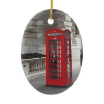 Ponte de Londres & caixa do telefone - ornamento