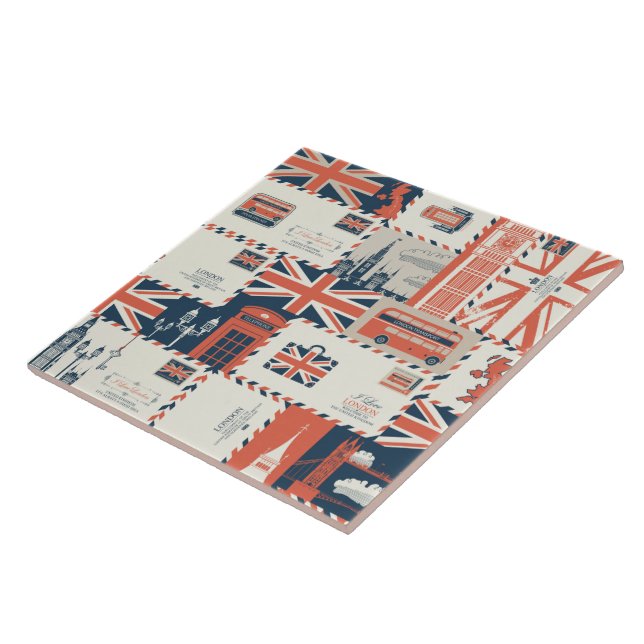 Cerâmica Posto Azulejo de Londres (Lateral)