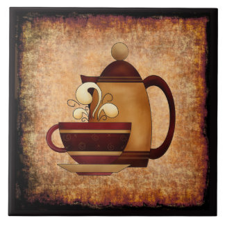 Cerâmica Pote de café e Azulejo cerâmico de copa
