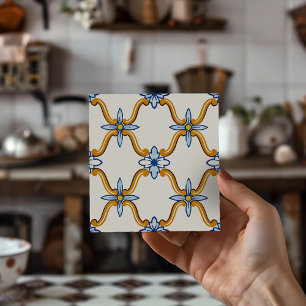 Cerâmica Presente de Decoração de Casa Azulejo Mediterrâneo