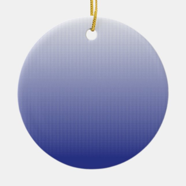 Cerâmica Presente de Luxo com Ornamento de Gradiente Azul (Frente)