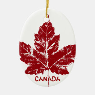 Cerâmica Presente personalizado ornamento de Canadá da