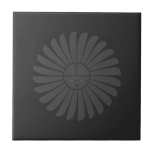 Cerâmica Preto no azulejo preto de Sun