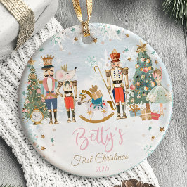 Cerâmica Primeiro Ornamento de Natal O balé Nutcracker