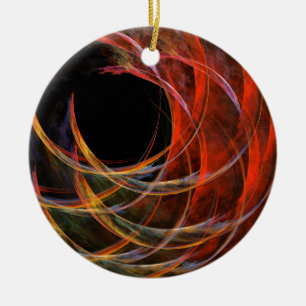 Cerâmica Quebrando o Ornamento do Círculo de Arte Abstrato