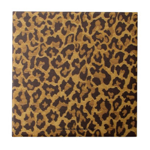 Cerâmica RAB Rockabilly Clássico Azulejo Estampa de Leopard