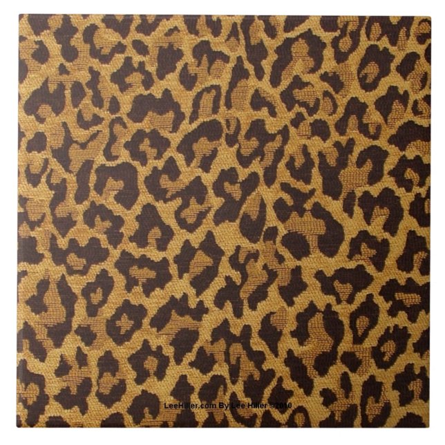 Cerâmica RAB Rockabilly Clássico Azulejo Estampa de Leopard (Frente)
