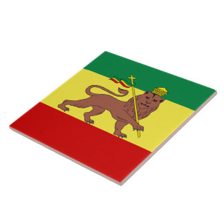 Cerâmica Rasta Reggae Leão de Judah Trivet Azulejo