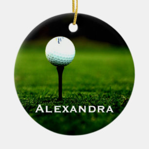 Cerâmica Relvado e ornamento personalizado bola de golfe