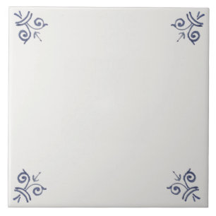 Cerâmica Reprodução do Azulejo de campo Delft Mix & Match H