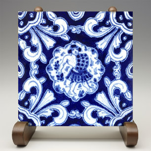 Cerâmica Reprodução do Azulejo do Guerreiro Palau de Marice