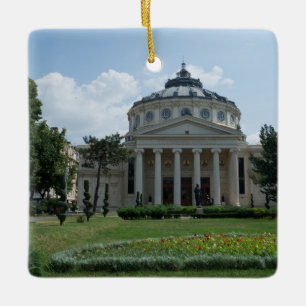 Cerâmica Saudações Musicais de Bucareste! Ornamento cerâ