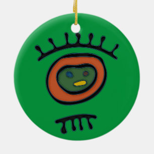 Cerâmica Símbolo de Taino - Ornamento do Círculo