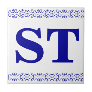 Cerâmica Sinal de Azulejo Personalizado