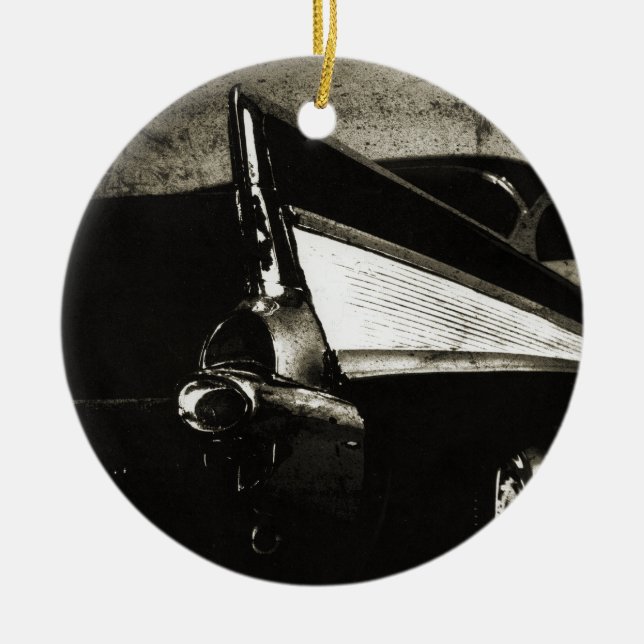 Cerâmica Tailfins - ornamento 1957 de Chevy (Frente)