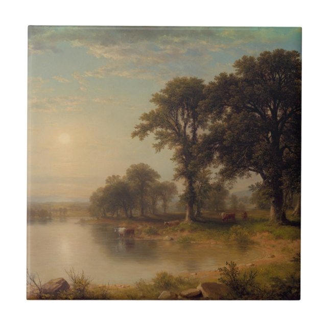 Cerâmica Tarde de Verão (1865) - Azulejo (Frente)