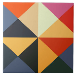 Cerâmica Trivet de Azulejo de Padrão de Articulação de Bloc